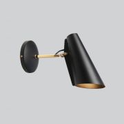 BIRDY kinkiet długi Black / Brass NORTHERN LIGHTING