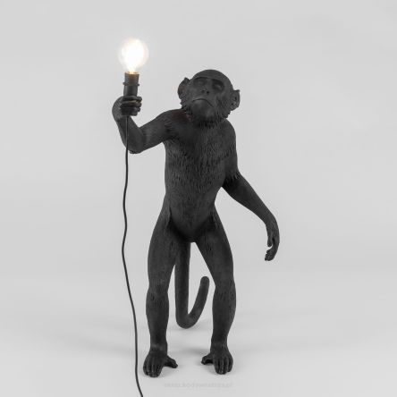Monkey Lamp Black - lampa stojąca do użytku zewnętrznego projektu MARCANTONIO RAIMONDI MALERBA dla SELLETI