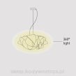 FABULA LARGE - nowoczesna, designerska lampa sufitowa projektu Costantino Morosin dla SLAMP