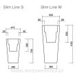 Monumo - donice Slim Line S i M - designerskie donice w różnych kolorach z opcją podświetlania - design planters Slime Line S & M with backlight (option)