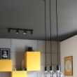 CableFIVE LINE - minimalistyczna i designerska lampa z pięcioma dekoracyjnymi żarówkami i pięcioma kolorowymi kablami - lampa sufitowa wisząca od CablePower