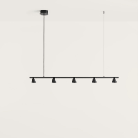 LYB lampa wisząca z pięcioma punktami świetlnymi AROMAS
