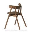 Dębowe krzesło Oaki zaprojektowane przez Stine Aas dla Northern Lighting w japońskim minimalistycznym stylu./ Oak chair by Oaki designed by Stine Aas for Northern Lighting in Japanese minimalist style.