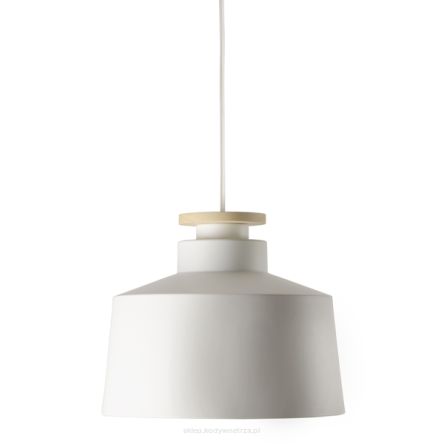 STREET M Biała średnia - designerska lampa wisząca zaprojektowana i wyprodukowana przez CALABAZ