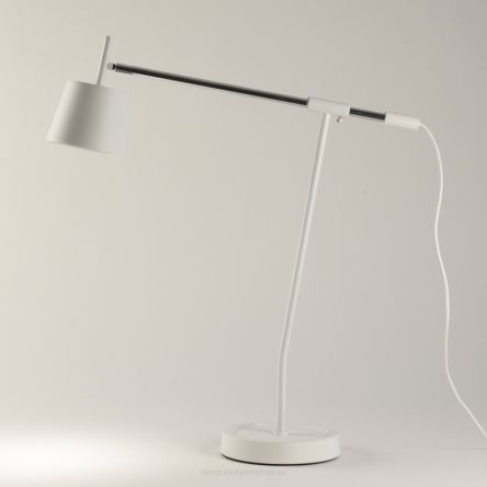 MIC LED White - nowoczesna designerska lampa biurkowa od CALABAZ - modern design desk lamp by CALABAZ
