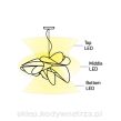 SLAMP - ETOILE - nowoczesna, designerska lampa sufitowa - design modern pendant lamp