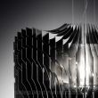 AVIA Black- detail - designerska lampa wisząca projektu samej Zaha Hadid - design suspension lamp by Zaha Hadid