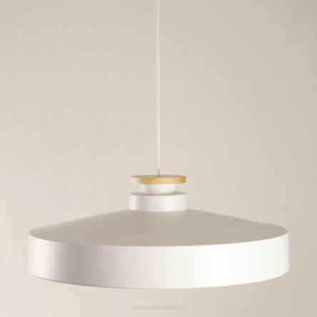 STREET L Biała duża - designerska lampa wisząca zaprojektowana i wyprodukowana przez CALABAZ