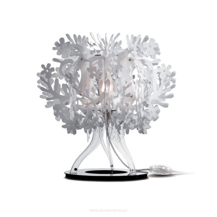 Fiorellina White - designerska, nowoczesna lampka stołowa zaprojektowana przez Nigel'a Coates'a dla SLAMP
Fiorellina White - modern design table lamp by Nigel Coates for SLAMP