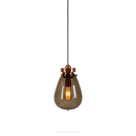 Dolores Brass - miedziana klasyczna lampa sufitowa wisząca zaprojektowana przez Joakima Fihn i wyprodukowana przez szwedzkiego producenta BELID.