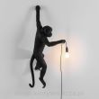 Monkey Lamp Black - lampa ścienna do użytku zewnętrznego projektu MARCANTONIO RAIMONDI MALERBA dla SELETTI
