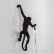 Monkey Lamp Black - lampa ścienna do użytku zewnętrznego projektu MARCANTONIO RAIMONDI MALERBA dla SELETTI