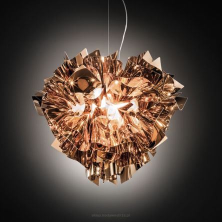 VELI Copper - unikalna designerska lampa wisząca z wykończeniem miedzianym - unique design pendant lamp with copper finishing