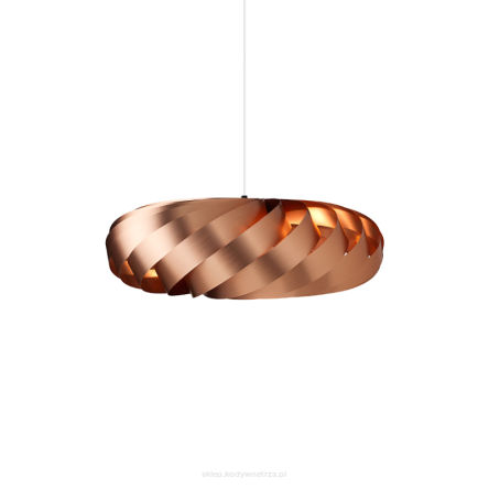TR5 Copper - designerska, nowoczesna lampa sufitowa wisząca projektu Tom Rossau
TR5 Copper - pendant design lamp by Tom Rossau
