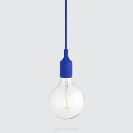 Lampa E27 blue LED